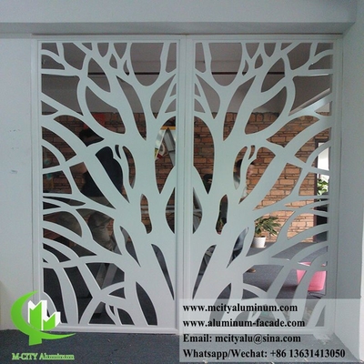 Cores e acabamentos personalizáveis para painéis de alumínio para decoração de edifícios