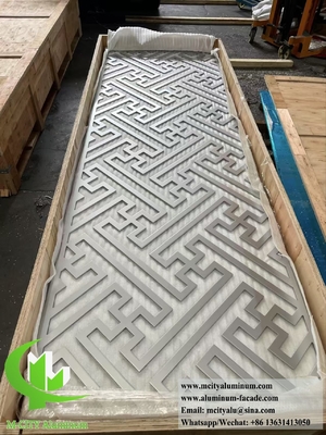 10mm divisória de metal com corte a laser padrão decoração interior