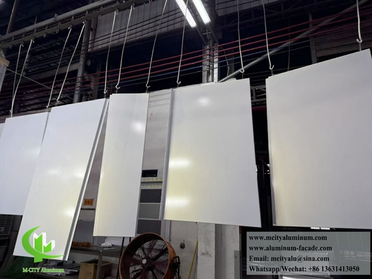 Revestimento de parede exterior Painéis de parede de alumínio PVDF Cor camaleão