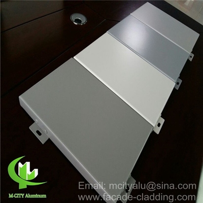 Revestimento de parede de metal Painel de alumínio sólido Ecrã de metal para decoração de fachada de parede de edifícios