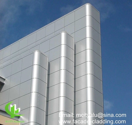 Revestimento de parede de metal Painel de alumínio sólido Ecrã de metal para decoração de fachada de parede de edifícios