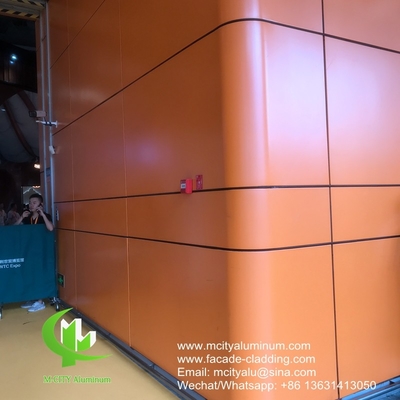 Revestimento de parede de metal Painel de alumínio sólido Ecrã de metal para decoração de fachada de parede de edifícios