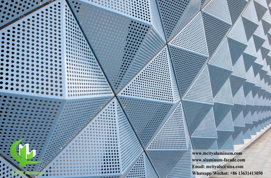 Painéis de revestimento de metal arquitetônico 3D Formar para painéis de parede exteriores