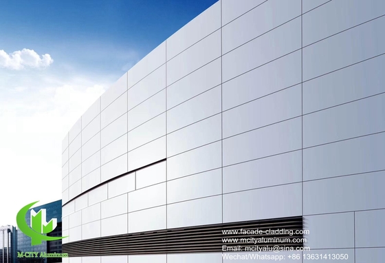 Parede de cortina de painel de alumínio fluorocarbonato de painel sólido de alumínio para revestimento de fachada
