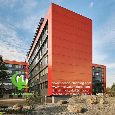3003 Painel de alumínio metálico de 3 mm, de alumínio fluorocarbonato, de painel sólido, parede cortina para revestimento de fachada