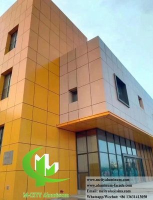 Painéis de revestimento metálico Painéis sólidos de alumínio Folha de perfuração arquitectónica