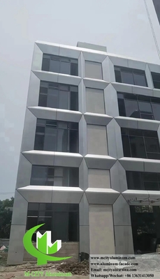 Arquitetura painéis de alumínio 3mm 3003 sistema de fachadas