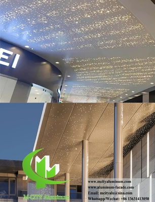 Painéis de revestimento de alumínio Ecrã de metal para decoração exterior
