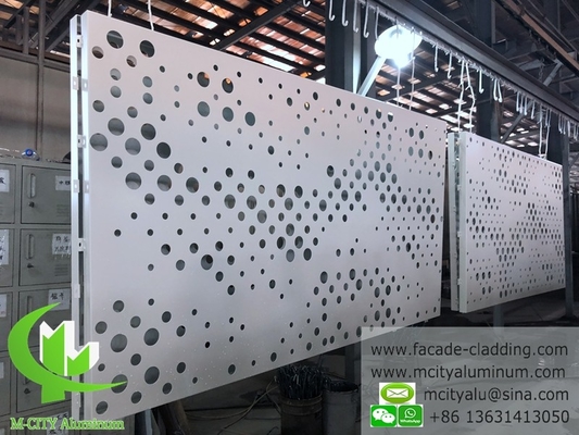 Painéis de metal sólido de chapa de alumínio para revestimento de parede
