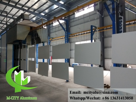 Arquitetura fachada de alumínio PVDF acabamento painel de alumínio sólido