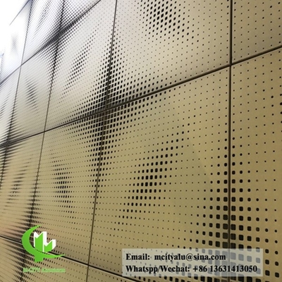 Revestimento em pó de revestimento de alumínio sólido para revestimento de parede de edifícios
