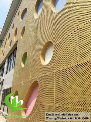 Revestimento exterior de alumínio Painel de alumínio sólido revestido em pó