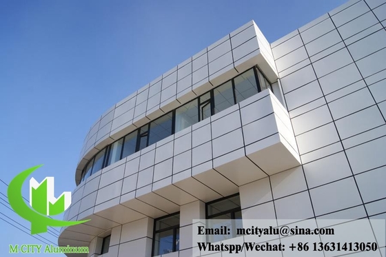 Revestimentos de alumínio sólido para parede de edifícios