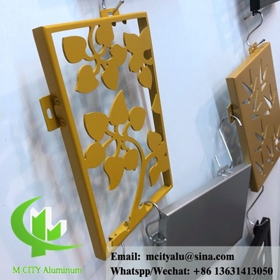 Pintura de revestimento e fachada de chapas de alumínio cortadas a laser
