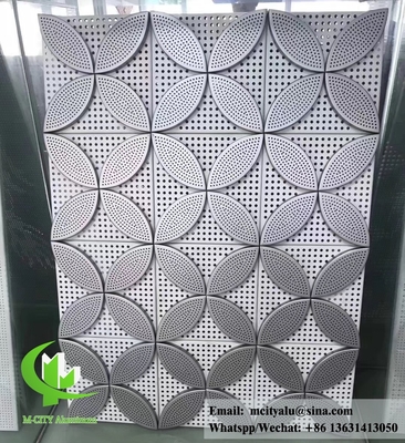 Painel de metal sólido de chapa de alumínio para revestimento de parede