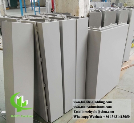 Façadeira de metal Painel de revestimento de alumínio de espessura 3 mm para decoração de fachadas de parede de cortina