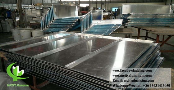 Façadeira de metal Painel de revestimento de alumínio de espessura 3 mm para decoração de fachadas de parede de cortina