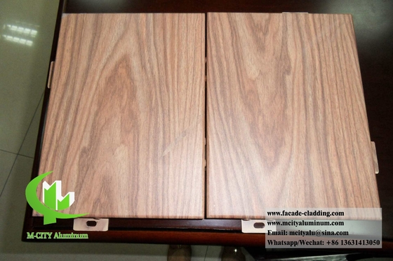 Painel de alumínio formado para revestimento de fachada à prova de intempéries de espessura 3 mm