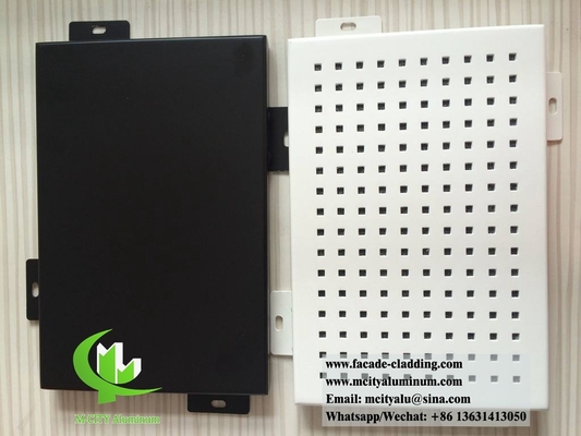 Painel de alumínio formado para revestimento de fachada à prova de intempéries de espessura 3 mm
