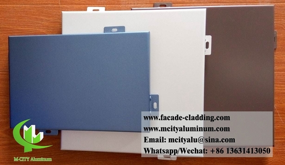 Painel de alumínio formado para revestimento de fachada à prova de intempéries de espessura 3 mm