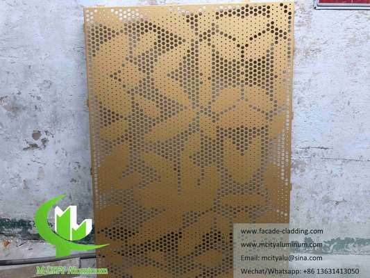 Fabricante de painéis perfurados de alumínio para revestimento de fachadas de edifícios externos