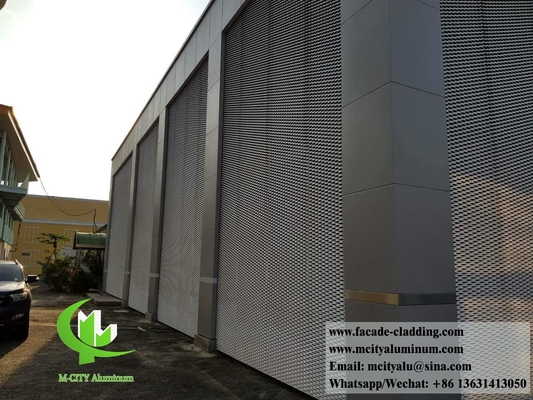 Exterior Arquitetura de alumínio de malha expansão painéis de tela para fachada