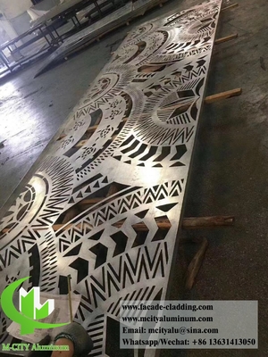 Sistema de fachada de revestimento de PVDF revestimento de metal painéis de alumínio