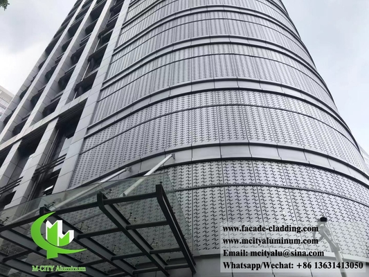 Fornecedor da China Painel perfurado de alumínio metálico revestido em pó para revestimento exterior de fachada