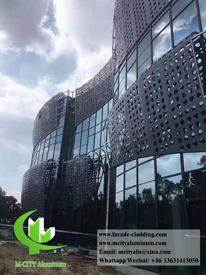 Fornecedor da China Painel perfurado de alumínio metálico revestido em pó para revestimento exterior de fachada