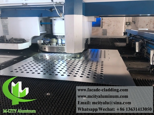 China fornecedor Painel de alumínio perfurado metálico revestido em pó para revestimento exterior de fachada