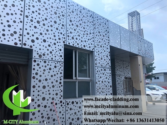 China fornecedor Painel de alumínio perfurado metálico revestido em pó para revestimento exterior de fachada