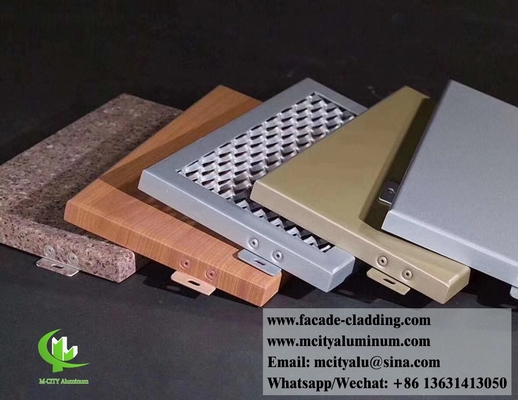 Painéis de alumínio 3D para fachada de hotel fabricantes de chapas de metal personalizadas