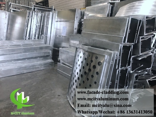 China Fabricante de painéis perfurados de fachada de alumínio para revestimento de edifícios