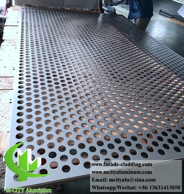 China Fabricante de painéis perfurados de fachada de alumínio para revestimento de edifícios