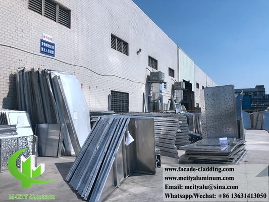Fabrica de painéis de alumínio sólido em Foshan, China