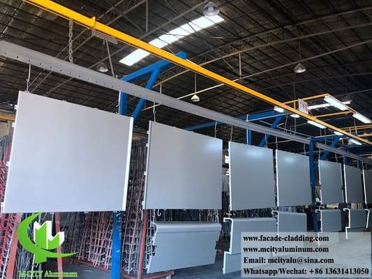 Parede de cortina de painel de alumínio sólido para revestimento de fachada fluorocarbonato durável