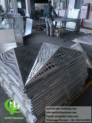 Arquitetura Metal Solid Alumínio Painel Para Sistema de fachada Externa