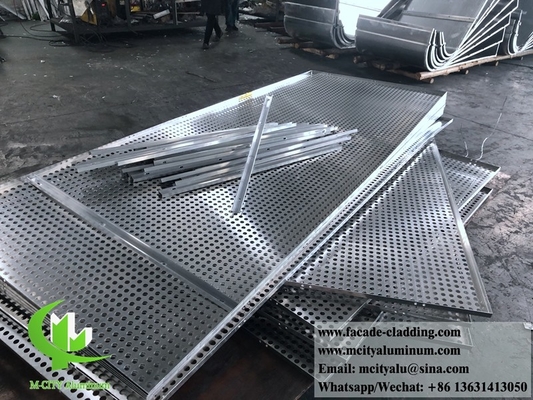 China fornecedor revestimento metálico de 3 mm painel de alumínio em pó revestido acabamento anti ferrugem durável