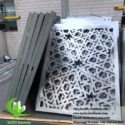 Painéis de alumínio dobrados em 3D para fachadas de edifícios