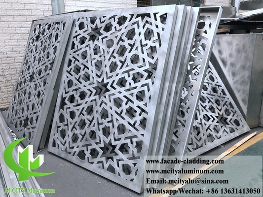 Painéis de alumínio dobrados em 3D para fachadas de edifícios