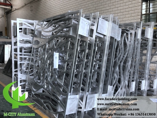 10 mm de corte a laser Revestimento de fachada de painéis de alumínio de chapa metálica para revestimento exterior de fachada