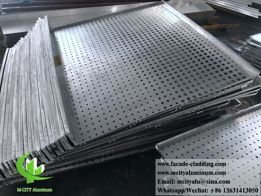 Corte a laser Fornecedor de fachada de alumínio na China folha de metal fábrica de fachada de revestimento de alumínio 3003 material