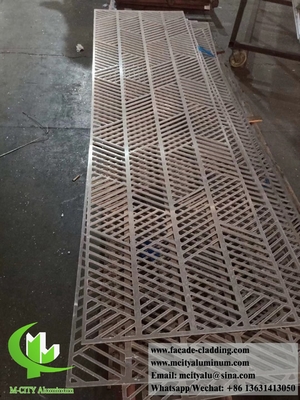Painéis de alumínio dobrados em 3D para fachada de edifício fachada de alumínio em chapa de metal personalizada