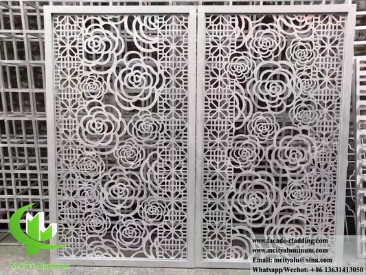 Painéis de alumínio dobrados em 3D para fachada de edifício fachada de alumínio em chapa de metal personalizada