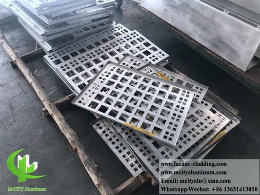 Fornecedor de fachada de alumínio na China folha de metal fábrica de fachada de revestimento de alumínio 3003 material