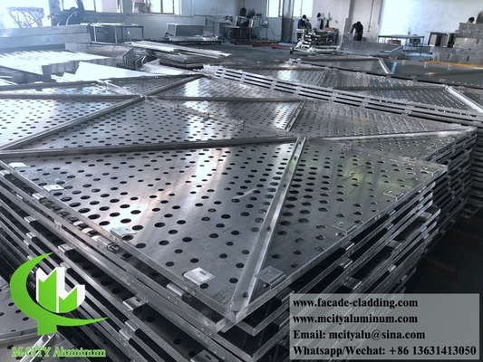 Fornecedor de fachada de alumínio na China folha de metal fábrica de fachada de revestimento de alumínio 3003 material