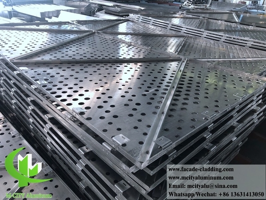 Corte a laser Fornecedor de fachada de alumínio na China folha de metal fábrica de fachada de revestimento de alumínio 3003 material