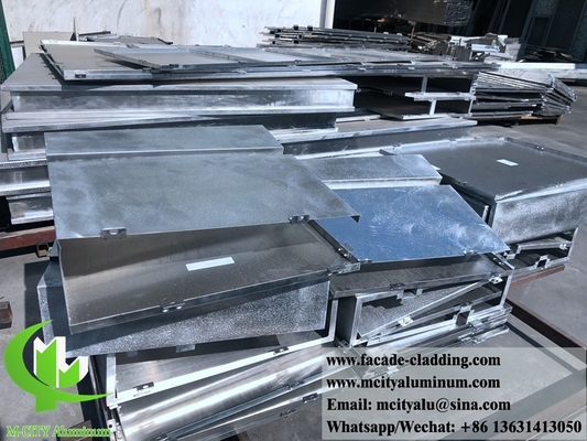 China fornecedor 3003 painel de alumínio metálico de 3 mm revestido em pó de painel de alumínio sólido parede cortina para revestimento de fachada