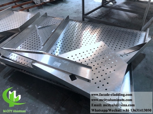 China fornecedor 3003 painel de alumínio metálico de 3 mm revestido em pó de painel de alumínio sólido parede cortina para revestimento de fachada