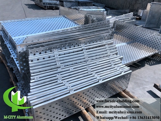 Revestimento de paredes exteriores Fornecedor de chapas perforadas de painéis de alumínio para fachadas metálicas na China